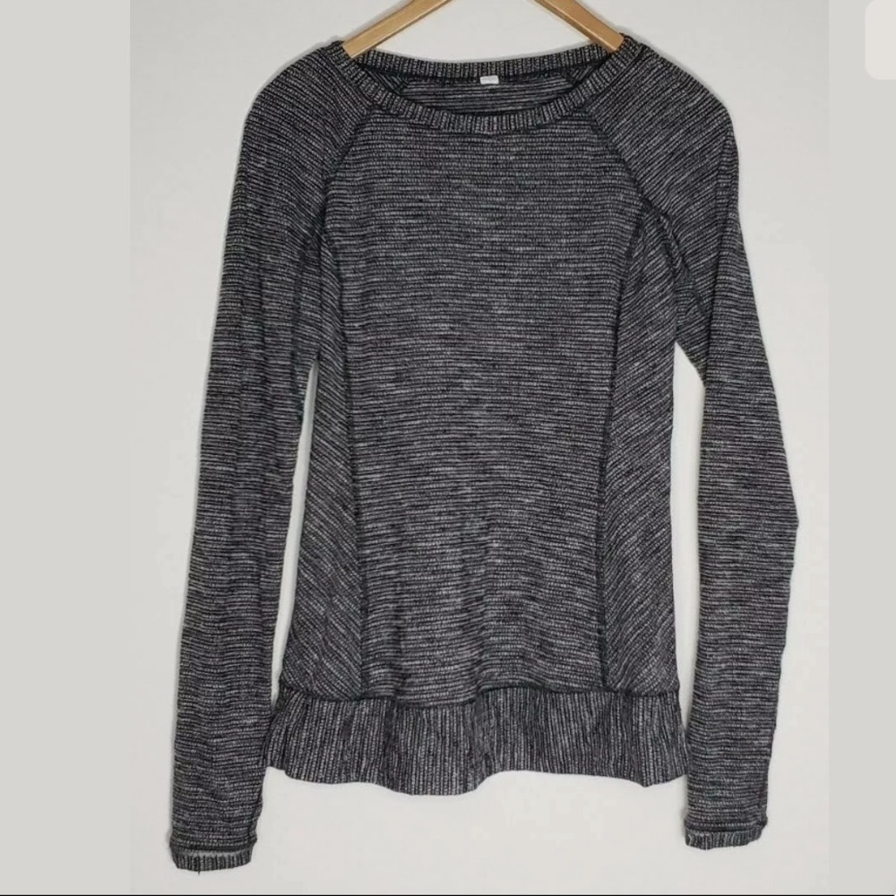 Lululemon Race Your Pace Size 6 Coco Pique Black